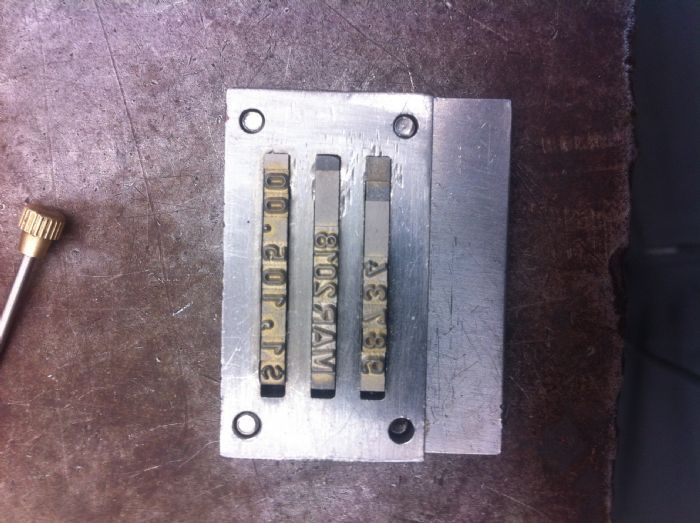 INSERTOS O TIPOS DE GOLPE - 